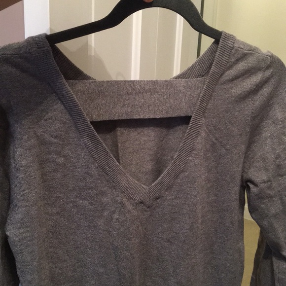 Grey Sweater with Lace - Picture 4 of 5